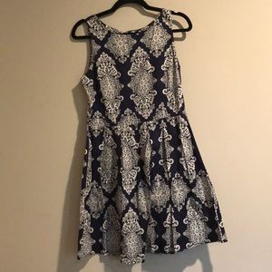 Charming Charlie blue dress